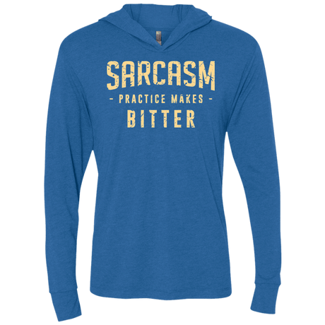 T-Shirts Vintage Royal / X-Small PRACTICE MAKES BITTER Triblend Long Sleeve Hoodie Tee