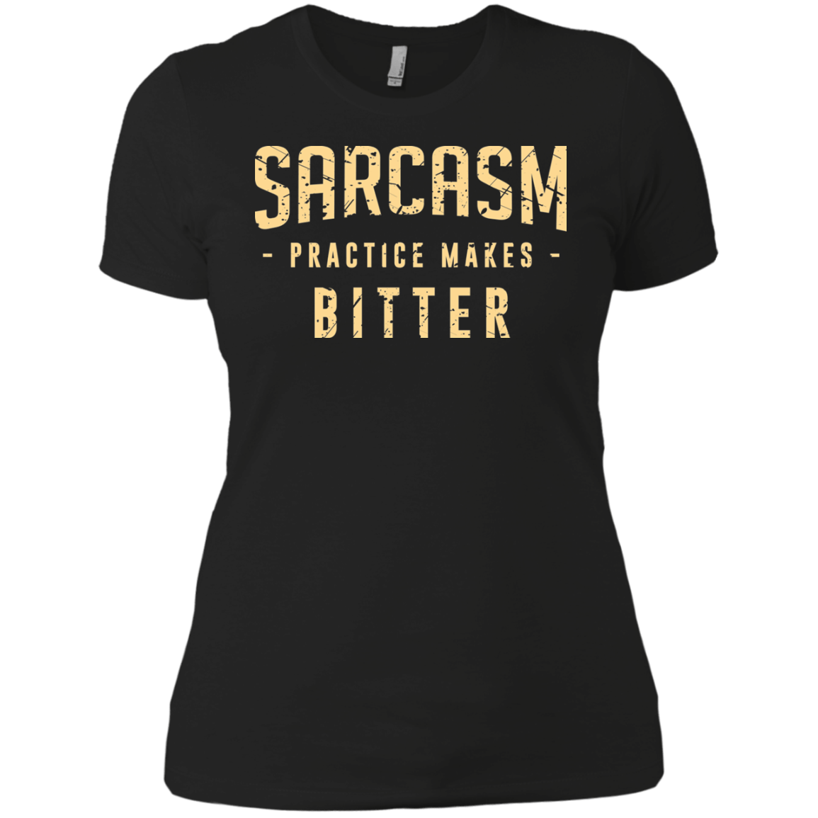 T-Shirts Black / X-Small PRACTICE MAKES BITTER Women's Premium T-Shirt