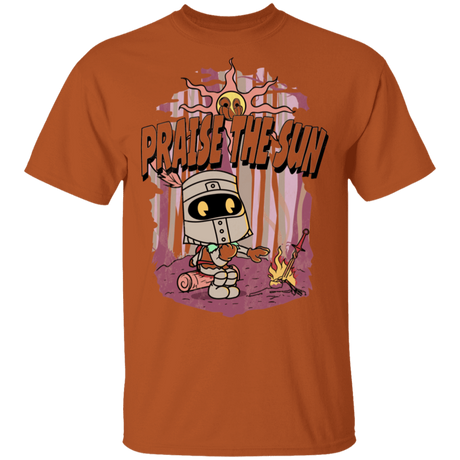 T-Shirts Texas Orange / S Praise The Sun Cartoon T-Shirt