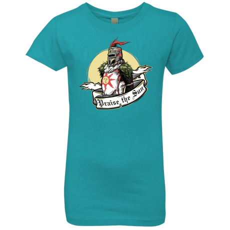 T-Shirts Tahiti Blue / YXS Praise the Sun Girls Premium T-Shirt