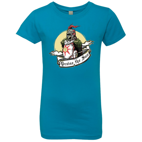 T-Shirts Turquoise / YXS Praise the Sun Girls Premium T-Shirt