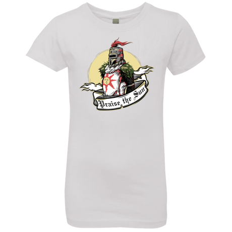T-Shirts White / YXS Praise the Sun Girls Premium T-Shirt