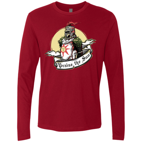 T-Shirts Cardinal / Small Praise the Sun Men's Premium Long Sleeve