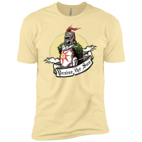 T-Shirts Banana Cream / X-Small Praise the Sun Men's Premium T-Shirt