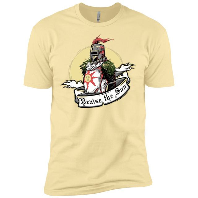 T-Shirts Banana Cream / X-Small Praise the Sun Men's Premium T-Shirt