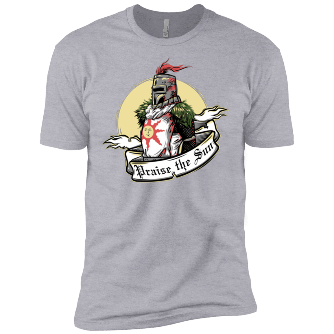 T-Shirts Heather Grey / X-Small Praise the Sun Men's Premium T-Shirt