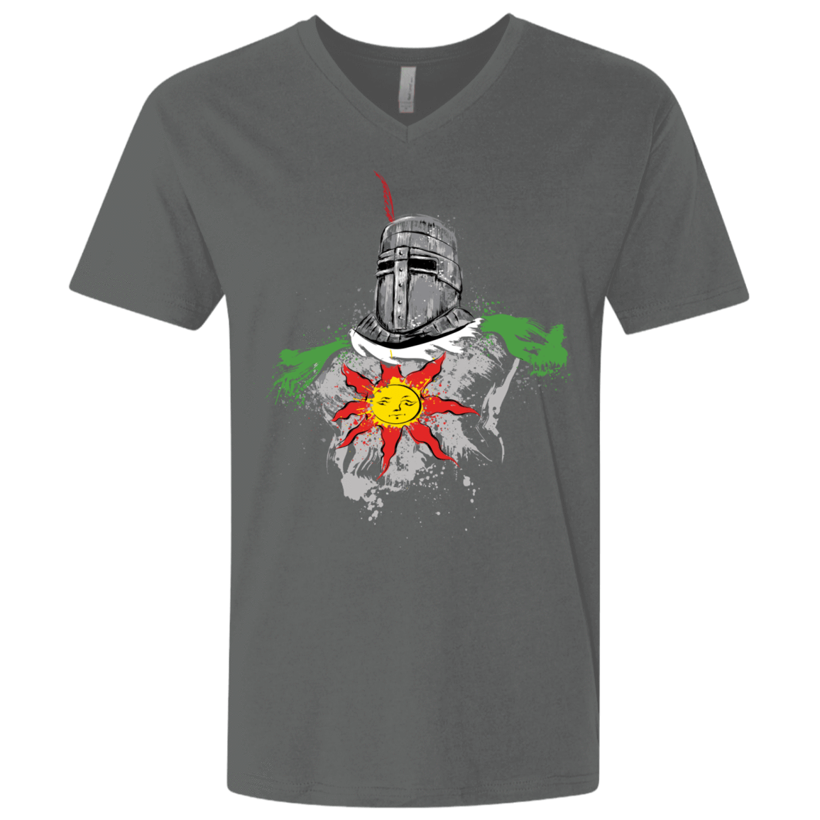 T-Shirts Heavy Metal / X-Small Praise the sun Men's Premium V-Neck