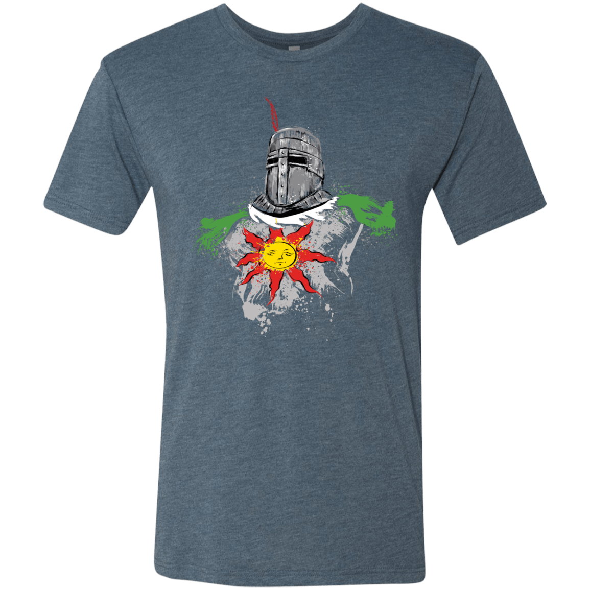 T-Shirts Indigo / Small Praise the sun Men's Triblend T-Shirt