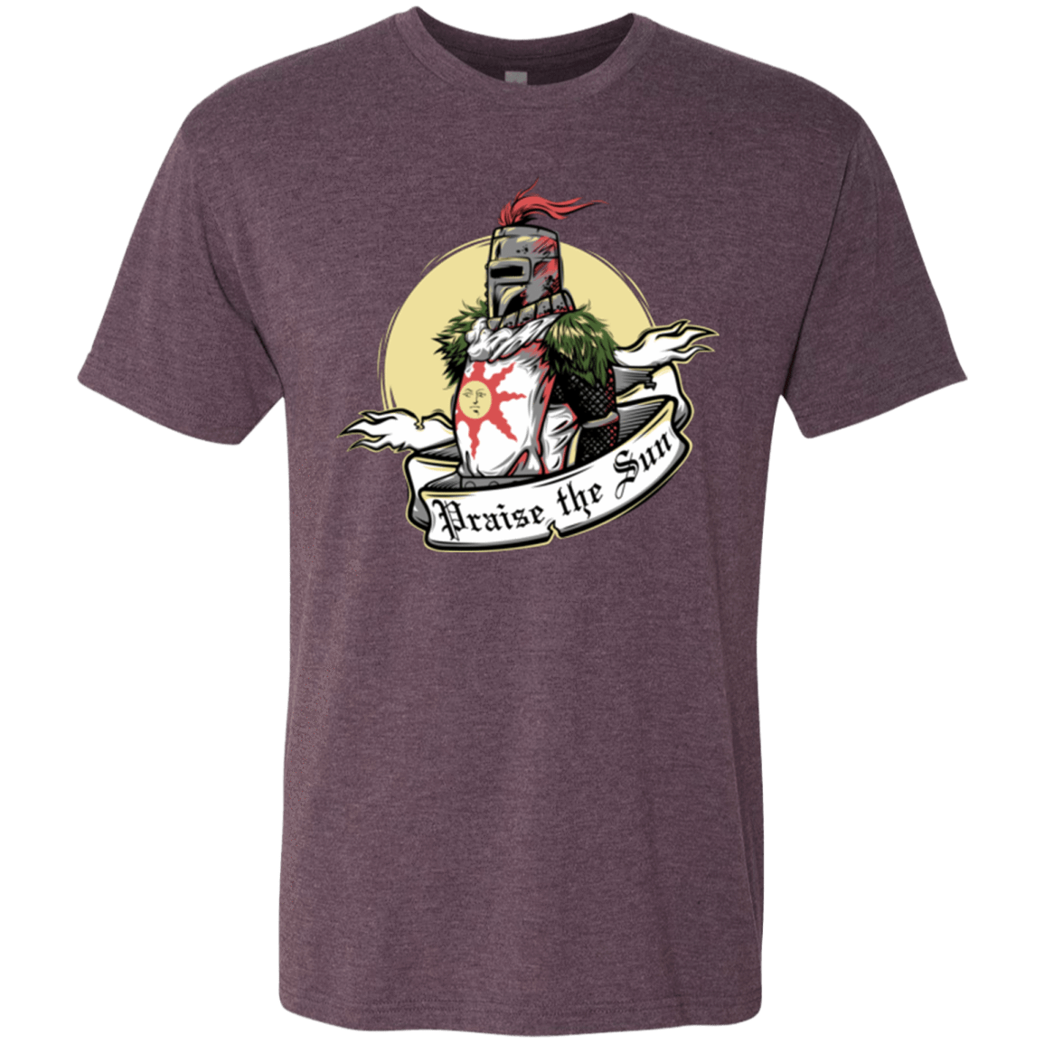 T-Shirts Vintage Purple / Small Praise the Sun Men's Triblend T-Shirt