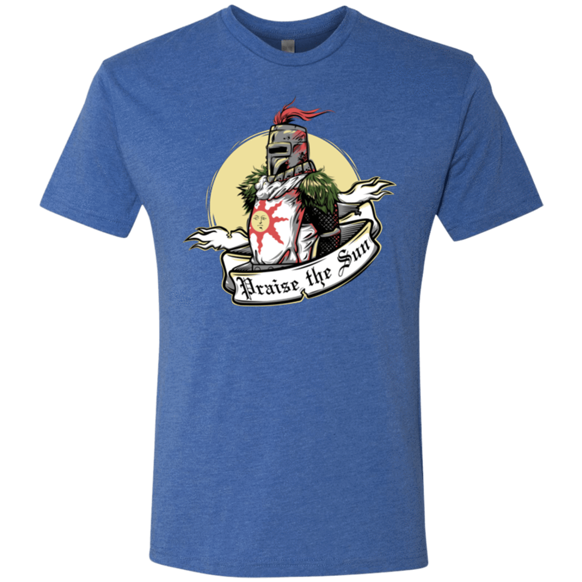 T-Shirts Vintage Royal / Small Praise the Sun Men's Triblend T-Shirt