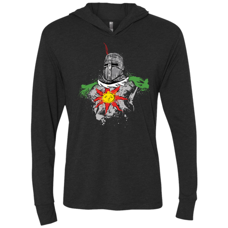 T-Shirts Vintage Black / X-Small Praise the sun Triblend Long Sleeve Hoodie Tee