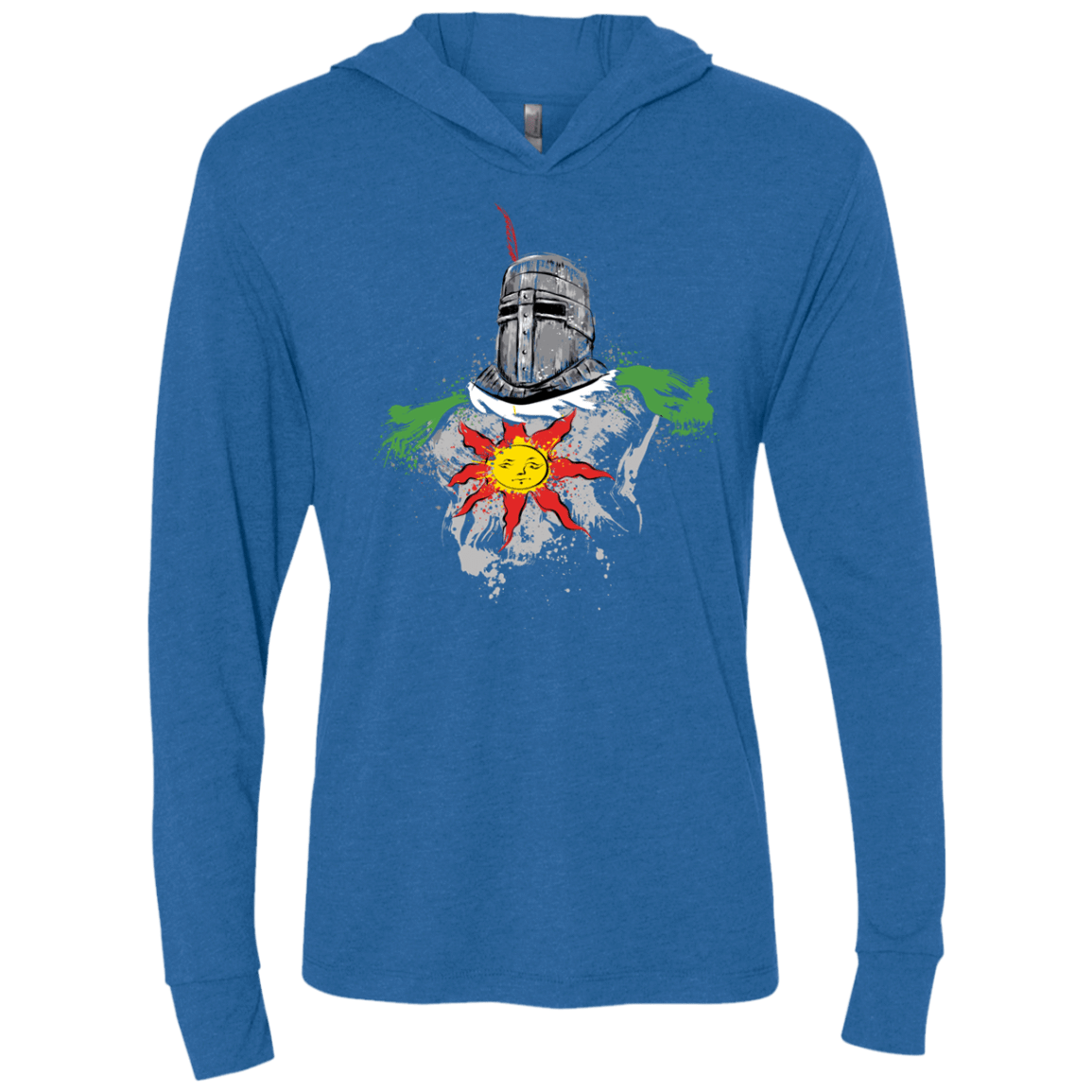 T-Shirts Vintage Royal / X-Small Praise the sun Triblend Long Sleeve Hoodie Tee