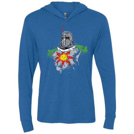 T-Shirts Vintage Royal / X-Small Praise the sun Triblend Long Sleeve Hoodie Tee