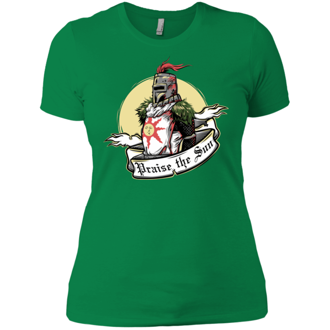 T-Shirts Kelly Green / X-Small Praise the Sun Women's Premium T-Shirt