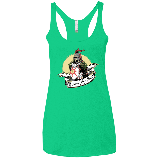 T-Shirts Envy / X-Small Praise the Sun Women's Triblend Racerback Tank