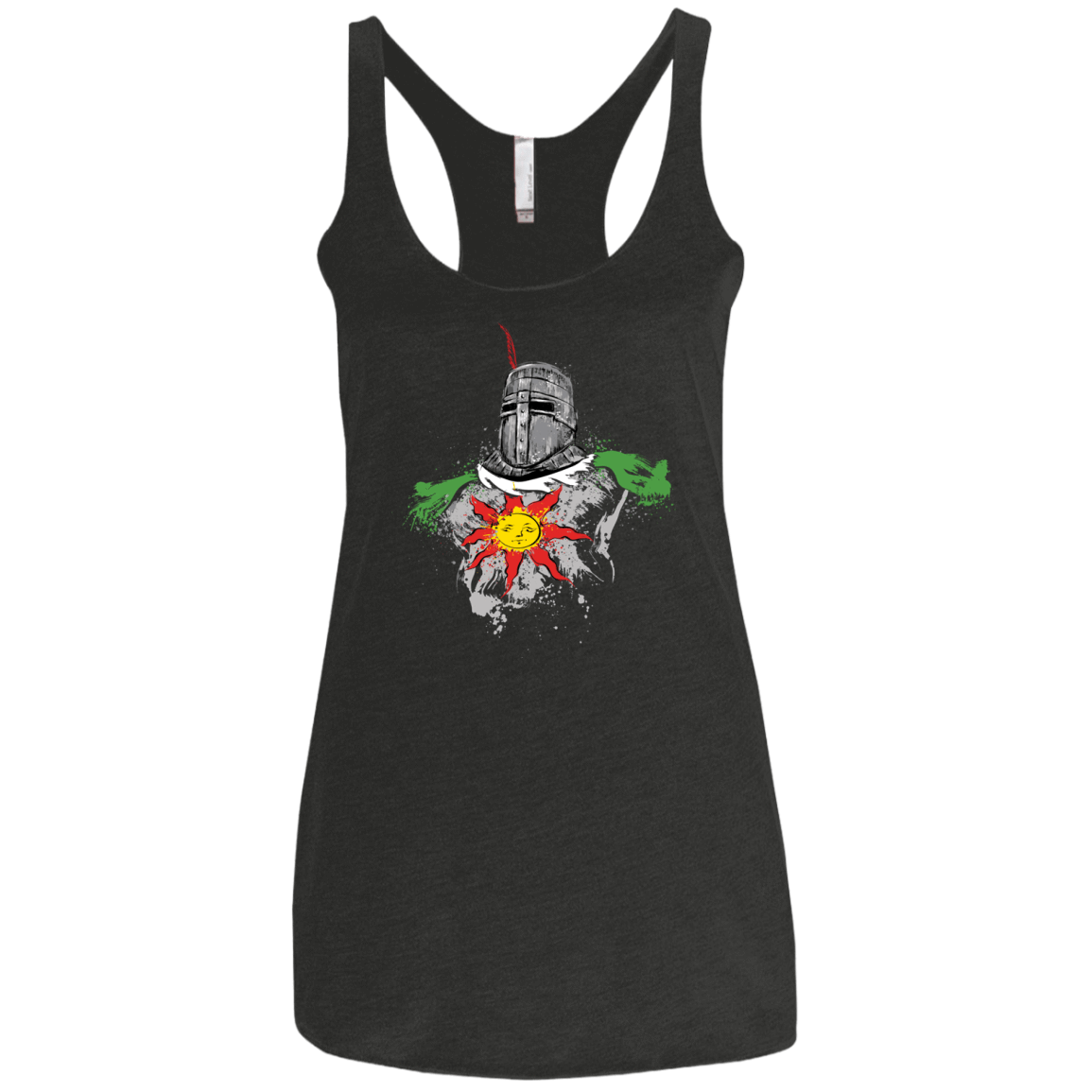 T-Shirts Vintage Black / X-Small Praise the sun Women's Triblend Racerback Tank