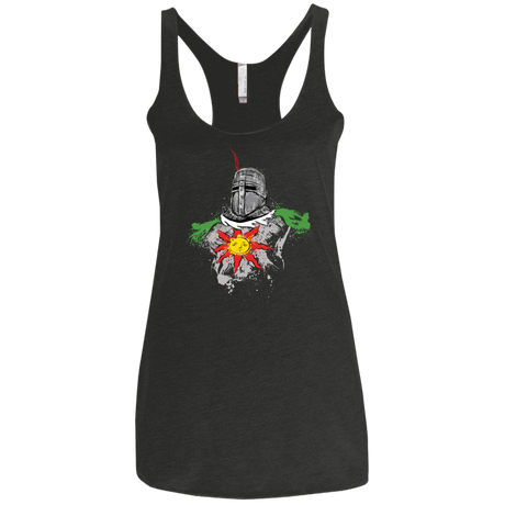 T-Shirts Vintage Black / X-Small Praise the sun Women's Triblend Racerback Tank