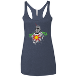 T-Shirts Vintage Navy / X-Small Praise the sun Women's Triblend Racerback Tank
