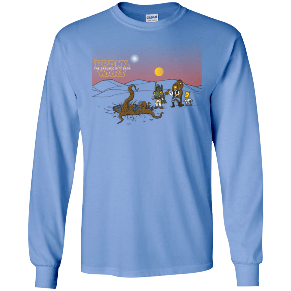 T-Shirts Carolina Blue / S Prank Wars Men's Long Sleeve T-Shirt