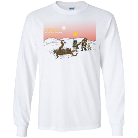 T-Shirts White / S Prank Wars Men's Long Sleeve T-Shirt