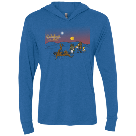 T-Shirts Vintage Royal / X-Small Prank Wars Triblend Long Sleeve Hoodie Tee