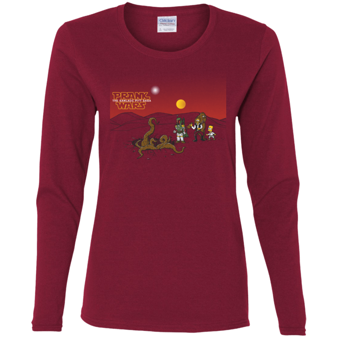 T-Shirts Cardinal / S Prank Wars Women's Long Sleeve T-Shirt