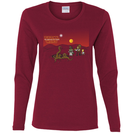 T-Shirts Cardinal / S Prank Wars Women's Long Sleeve T-Shirt