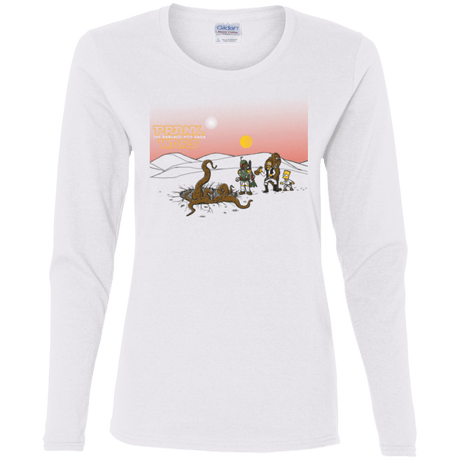 T-Shirts White / S Prank Wars Women's Long Sleeve T-Shirt