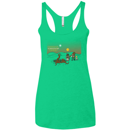 T-Shirts Envy / X-Small Prank Wars Women's Triblend Racerback Tank