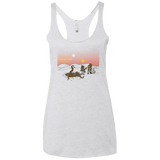 T-Shirts Heather White / X-Small Prank Wars Women's Triblend Racerback Tank