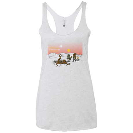 T-Shirts Heather White / X-Small Prank Wars Women's Triblend Racerback Tank