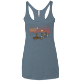 T-Shirts Indigo / X-Small Prank Wars Women's Triblend Racerback Tank