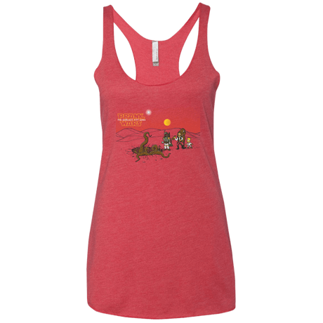 T-Shirts Vintage Red / X-Small Prank Wars Women's Triblend Racerback Tank