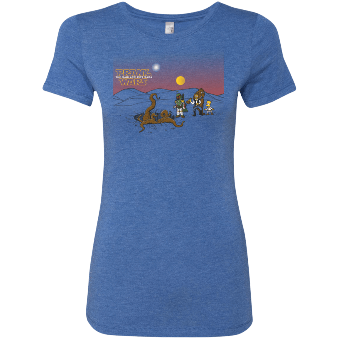 T-Shirts Vintage Royal / S Prank Wars Women's Triblend T-Shirt