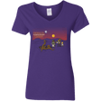 T-Shirts Purple / S Prank Wars Women's V-Neck T-Shirt