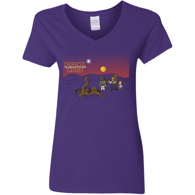 T-Shirts Purple / S Prank Wars Women's V-Neck T-Shirt