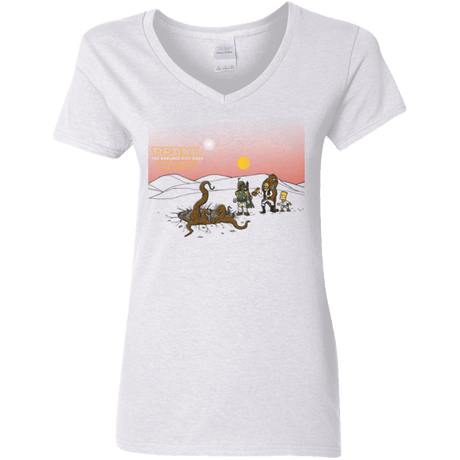 T-Shirts White / S Prank Wars Women's V-Neck T-Shirt