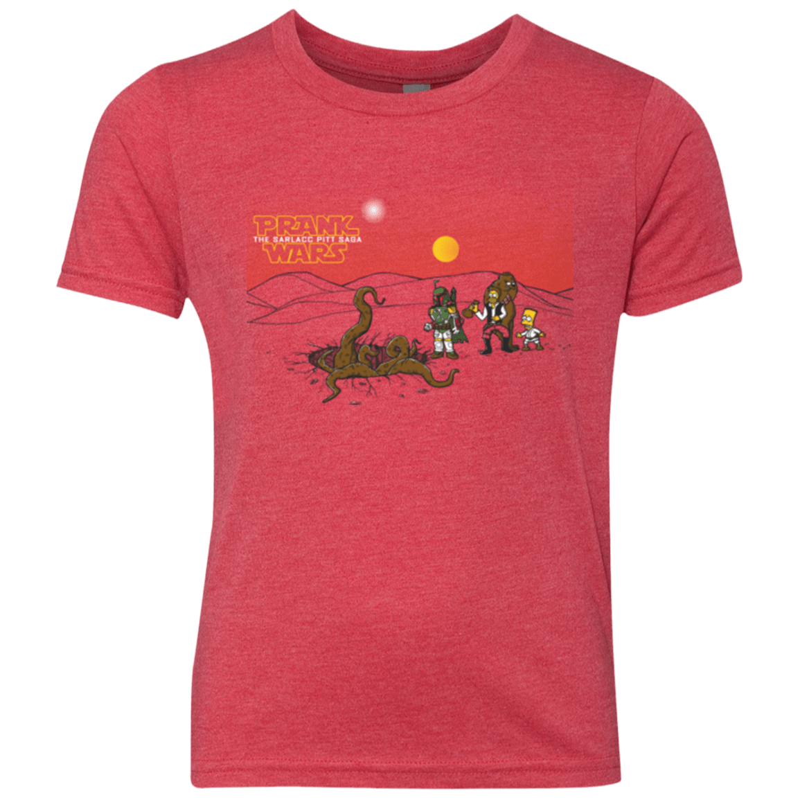 T-Shirts Vintage Red / YXS Prank Wars Youth Triblend T-Shirt