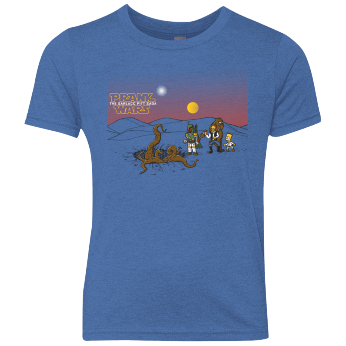 T-Shirts Vintage Royal / YXS Prank Wars Youth Triblend T-Shirt