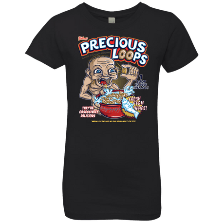 T-Shirts Black / YXS Precious Loops Girls Premium T-Shirt