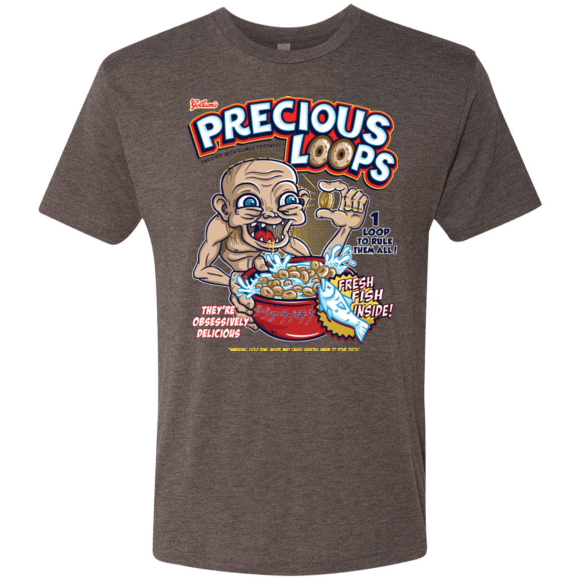 T-Shirts Macchiato / Small Precious Loops Men's Triblend T-Shirt