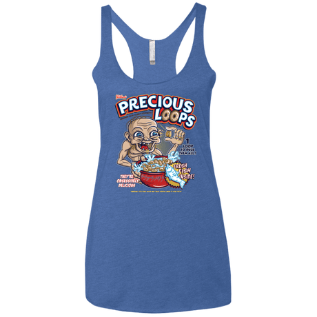 T-Shirts Vintage Royal / X-Small Precious Loops Women's Triblend Racerback Tank