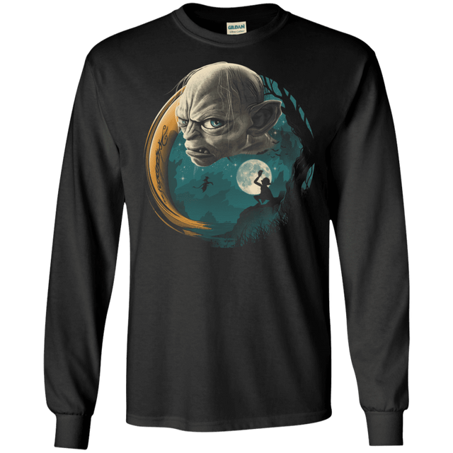 T-Shirts Black / S Precious Ring Men's Long Sleeve T-Shirt
