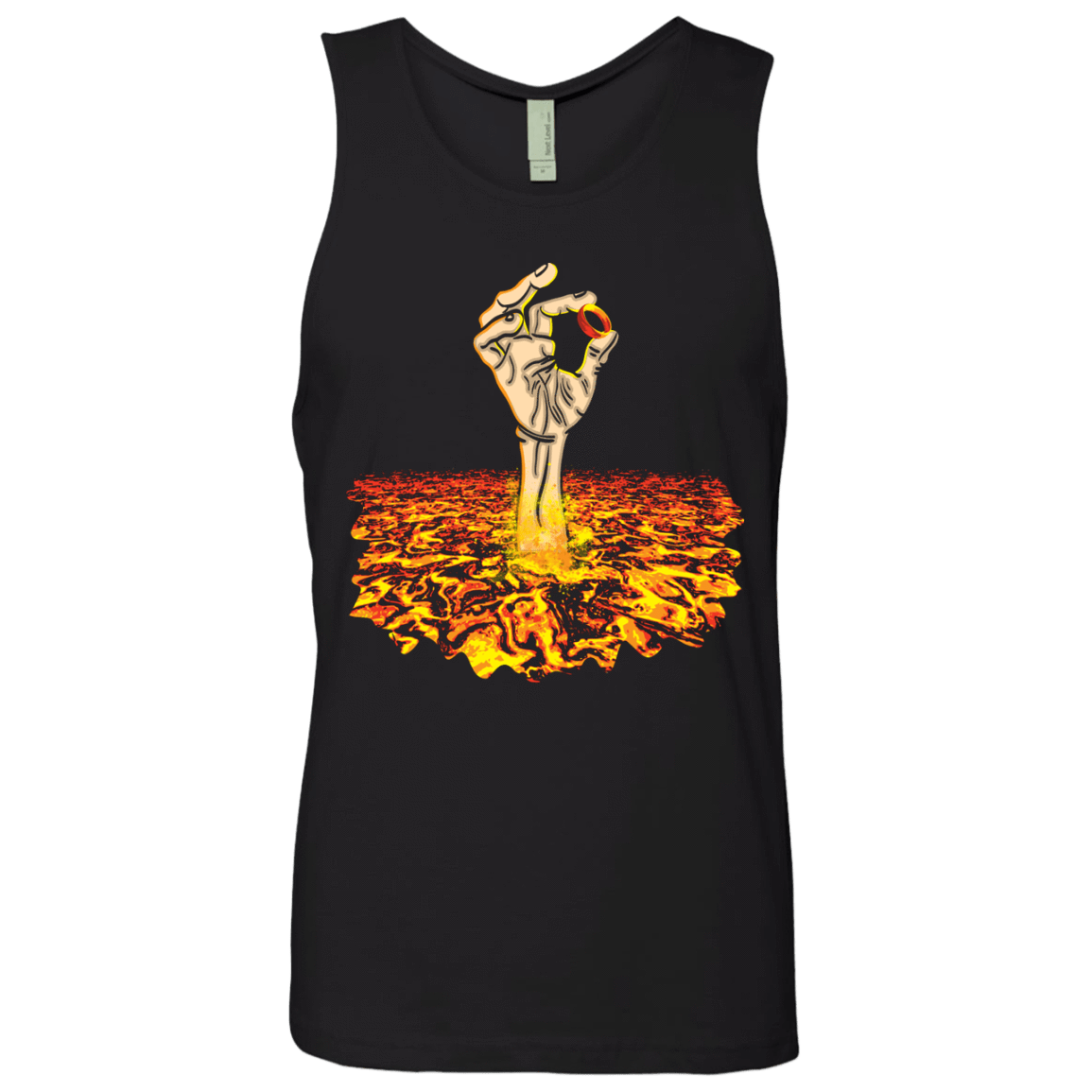 T-Shirts Black / S Precious Ring Men's Premium Tank Top