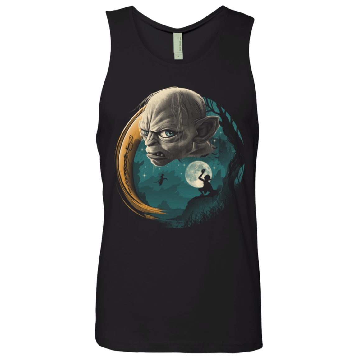 T-Shirts Black / S Precious Ring Men's Premium Tank Top