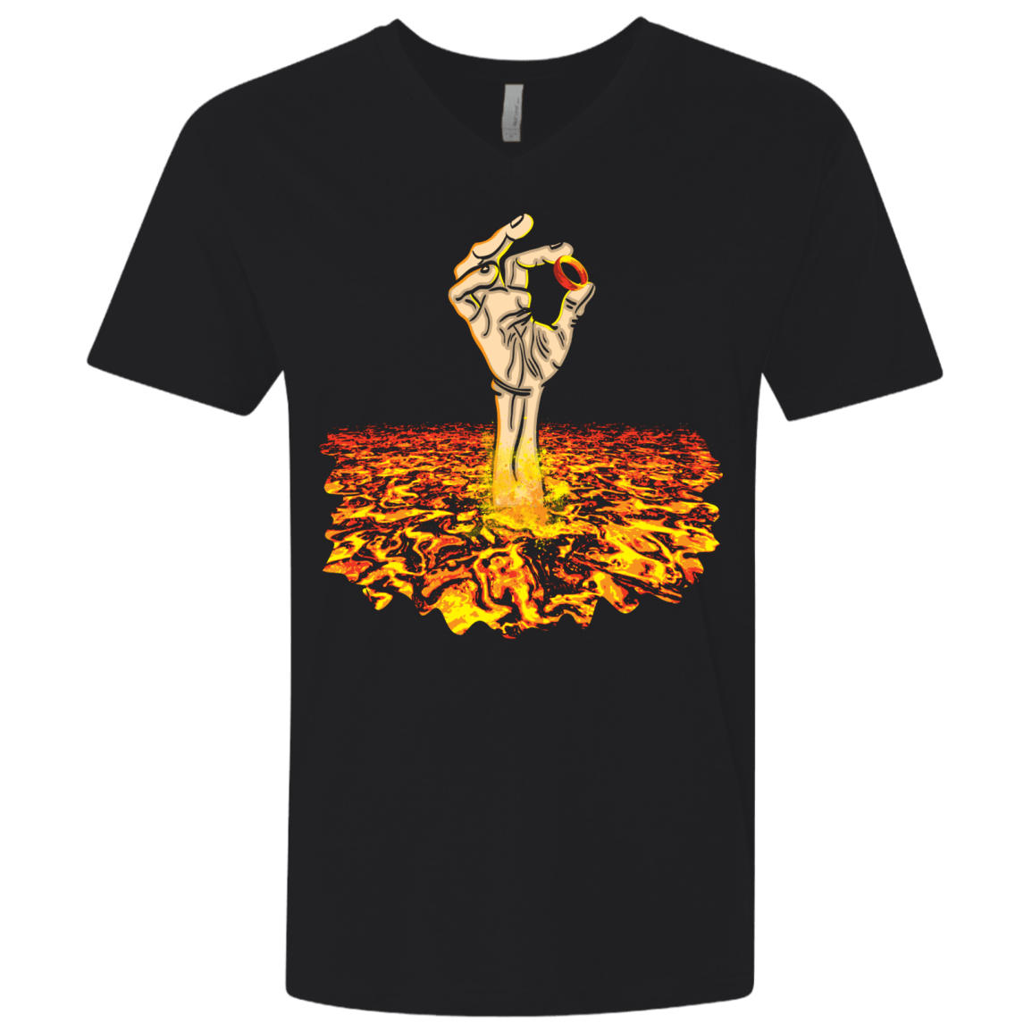 Precious Ring Men's Premium V-Neck