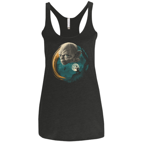 T-Shirts Vintage Black / X-Small Precious Ring Women's Triblend Racerback Tank
