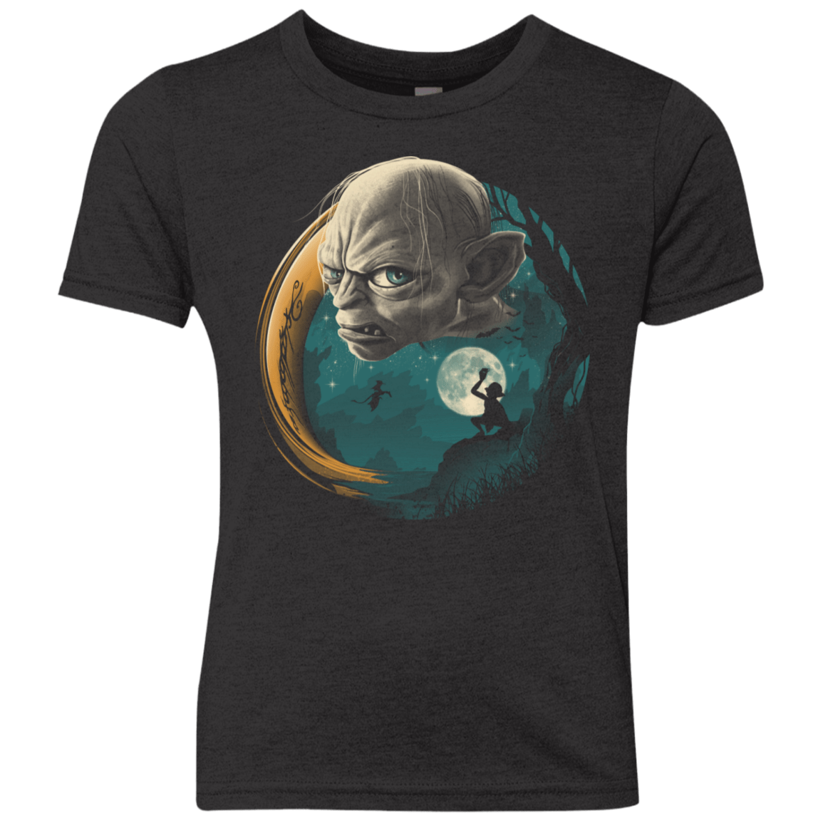 T-Shirts Vintage Black / YXS Precious Ring Youth Triblend T-Shirt
