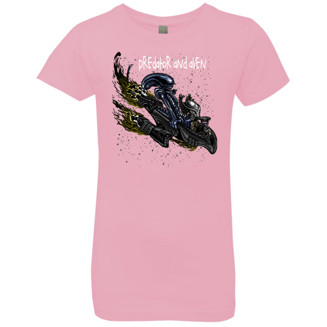 T-Shirts Light Pink / YXS Predator and Alien Girls Premium T-Shirt