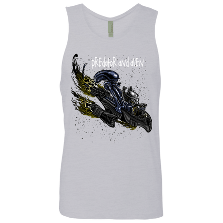 T-Shirts Heather Grey / Small Predator and Alien Men's Premium Tank Top